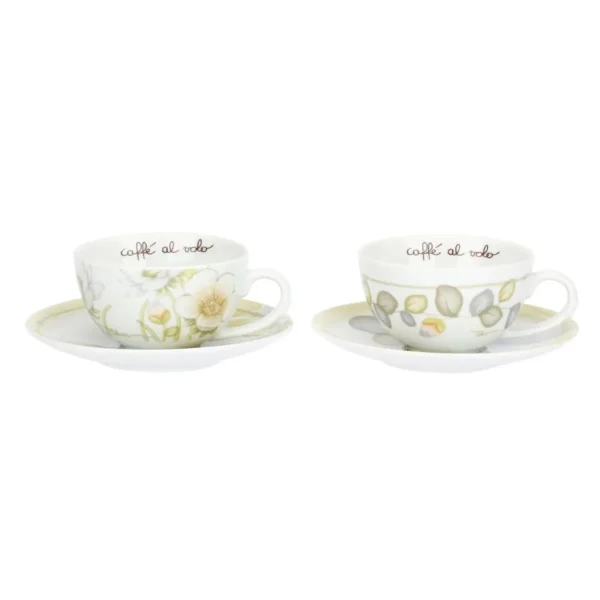 Set 2 tazze medie in porcellana Bloom