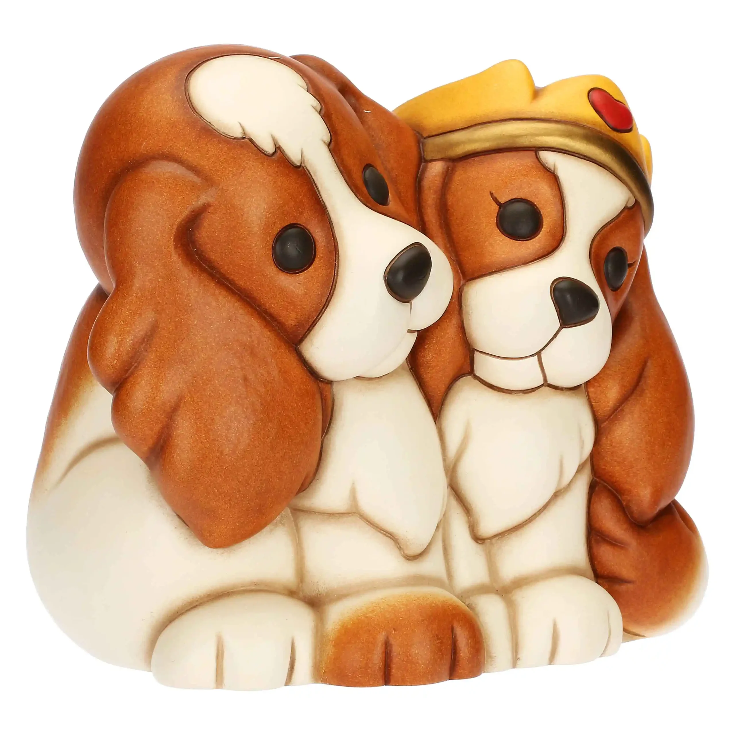 Coppia cani Cavalier King in ceramica - immagine 5