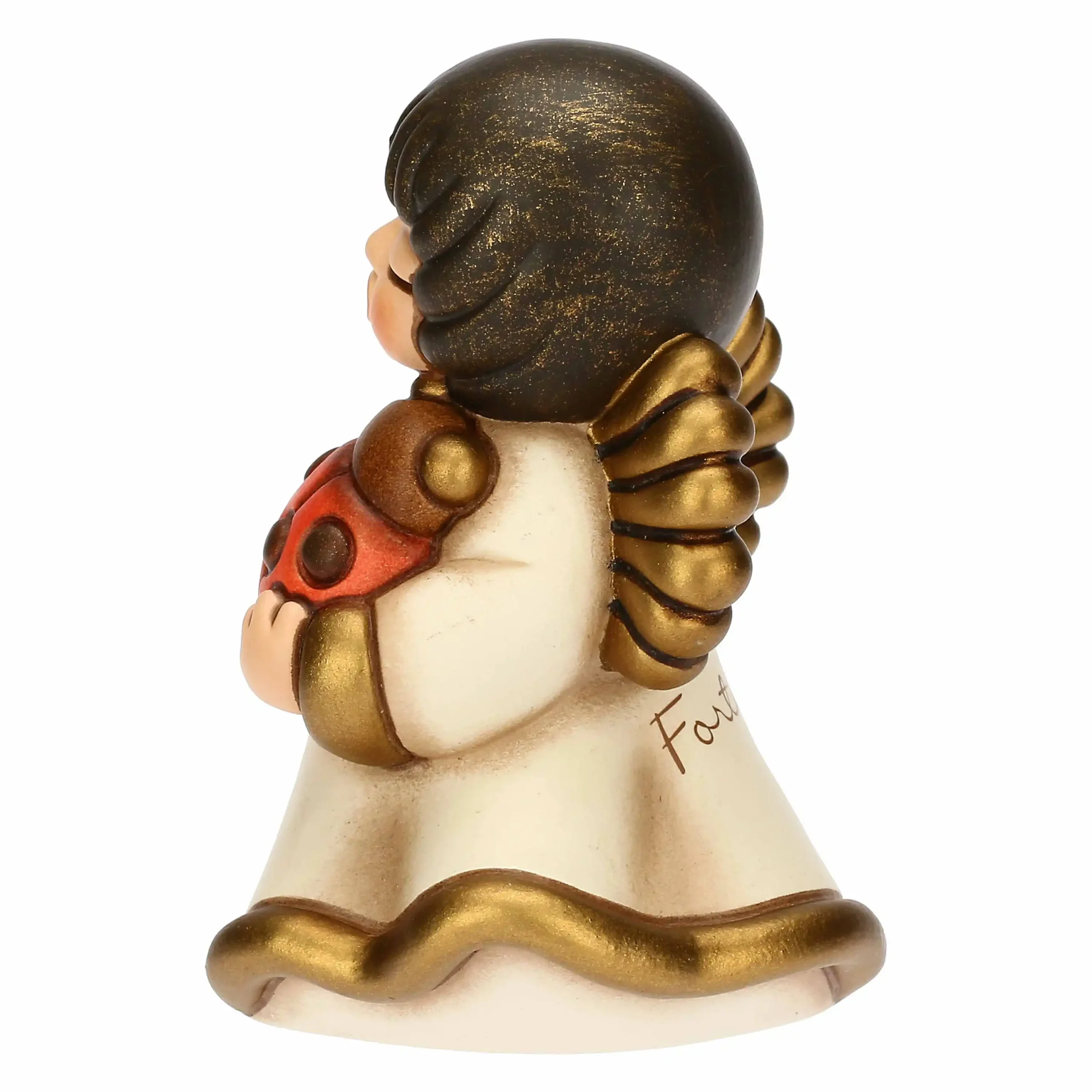 Angelo custode "Fortuna" in ceramica - immagine 5