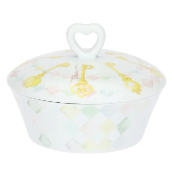 Ciotolina porta bon bon con coperchio Incanto di Primavera