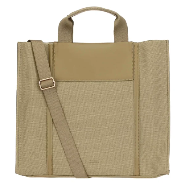Tote bag verde salvia, maxi