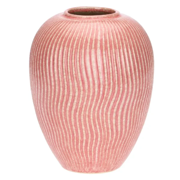 Anfora media rigata rosa, Eleganza Esotica