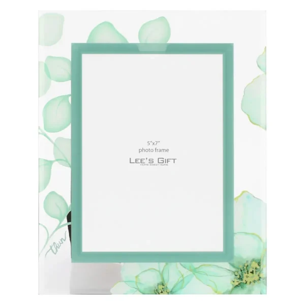 Cornice in vetro 20X25 cm verde